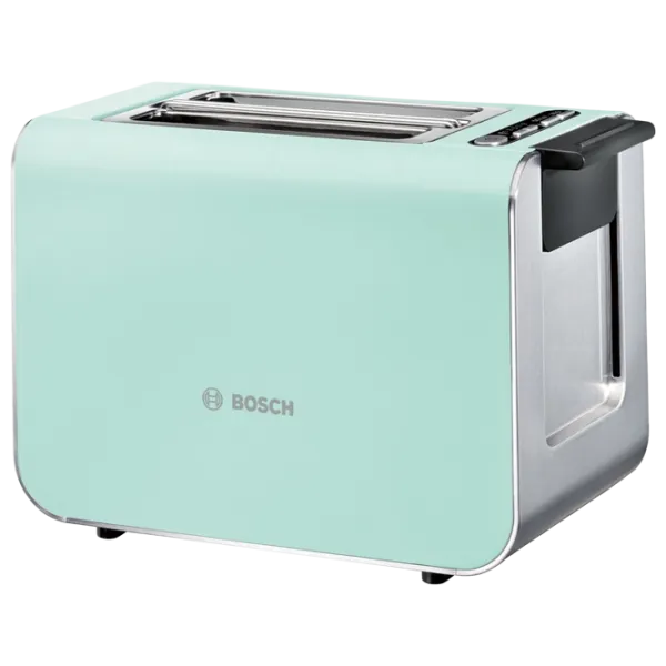Тостер Bosch TAT8612 Электронное/ 860 Вт/ Светло-синий photo 1