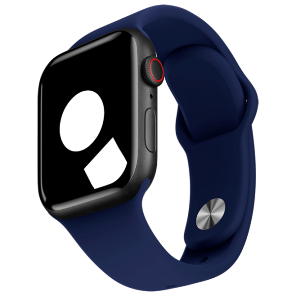 Ремень Apple Watch Sport Band Силикон/ 38 mm/ Синий Midnight photo 1 Ремень Apple Watch Sport Band Силикон/ 38 mm/ Синий Midnight photo 1