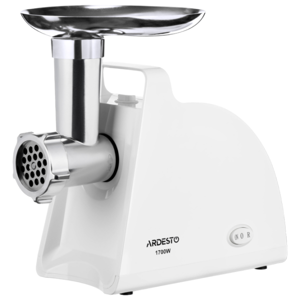 Mașină de tocat carne Ardesto MGL-1730R 1700 W/ 1.6 kg/ min/ White photo 1
