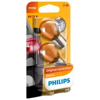 Автомобильная лампа Philips 12496NAB2 Накал/ PY21W/ BAU15s/ 21 Вт/ 280лм