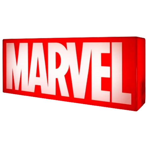 Настольная лампа фан Paladone Marvel Logo Light V3 HOME Красный photo 1