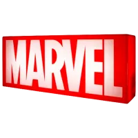 Lampă de masă fan Paladone Marvel Logo Light V3 HOME Red