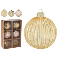 Игрушки для ёлки Christmas 20284 8 см/ Золото