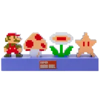 Настольная лампа фан Paladone Super Mario Bros Icons Light Разноцветный
