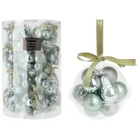 Игрушки для ёлки Christmas 51142 4 см/ Серебристый