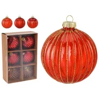 Игрушки для ёлки Christmas 51135 8 см/ Красный