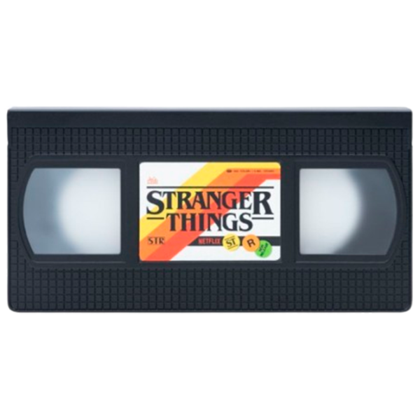 Lampă de masă fan Paladone Stranger Things VHS Logo Light Black photo 1 Lampă de masă fan Paladone Stranger Things VHS Logo Light Black photo 1