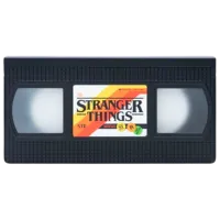 Настольная лампа фан Paladone Stranger Things VHS Logo Light Черный