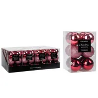 Игрушки для ёлки Christmas 51412 6 см/ Туманно-розовый