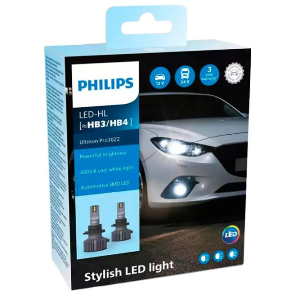 Lampă auto Philips 11005U3022X2 LED/ HB4/ P20d/ 20 W/ 1800lm photo 1