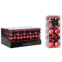 Игрушки для ёлки Christmas 51413 4 см/ Туманно-розовый