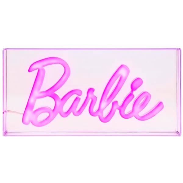 Lampă de masă fan Paladone Barbie LED Neon Light Transparent photo 1 Lampă de masă fan Paladone Barbie LED Neon Light Transparent photo 1