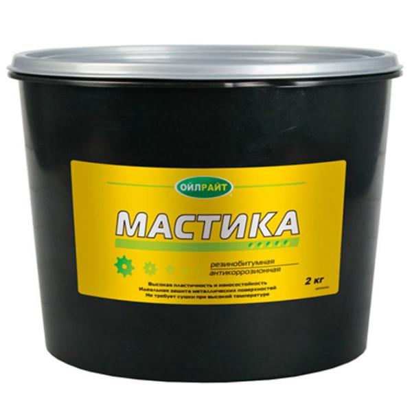 Мастика резинобитумная Oilright 43912 2л photo 1