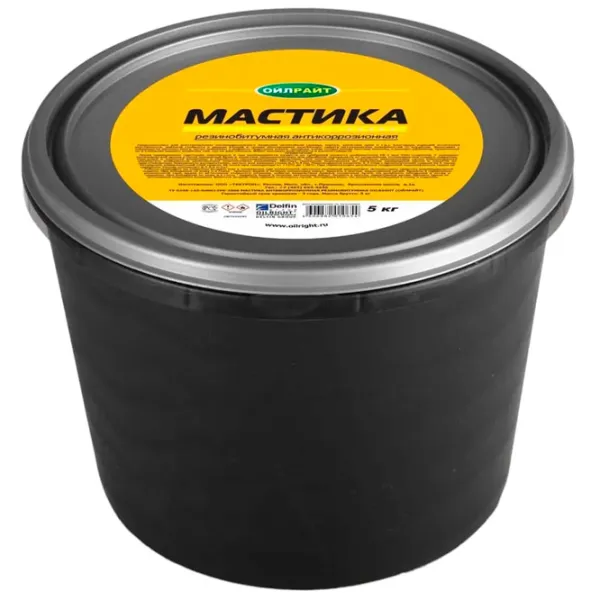 Мастика резинобитумная Oilright 1603 5л photo 1 Мастика резинобитумная Oilright 1603 5л photo 1