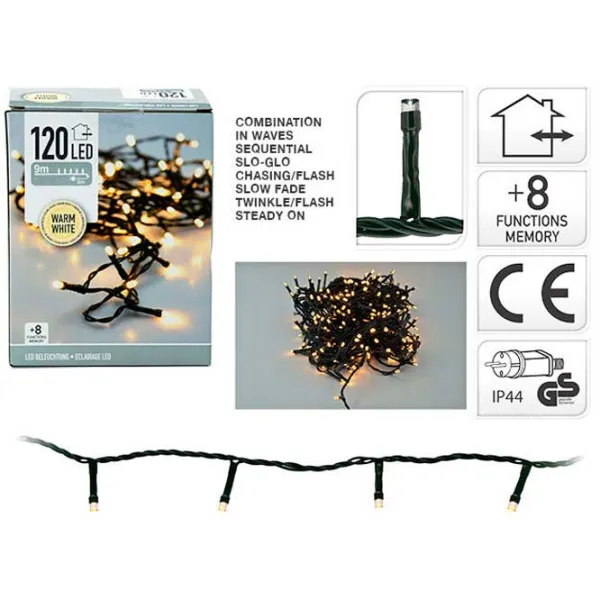 Гирлянды LED Christmas 49759 Нить/ Тёплый белый photo 1 Гирлянды LED Christmas 49759 Нить/ Тёплый белый photo 1