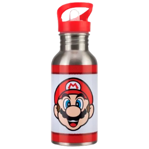 Sticlă pentru apă Paladone Super Mario Metal photo 1