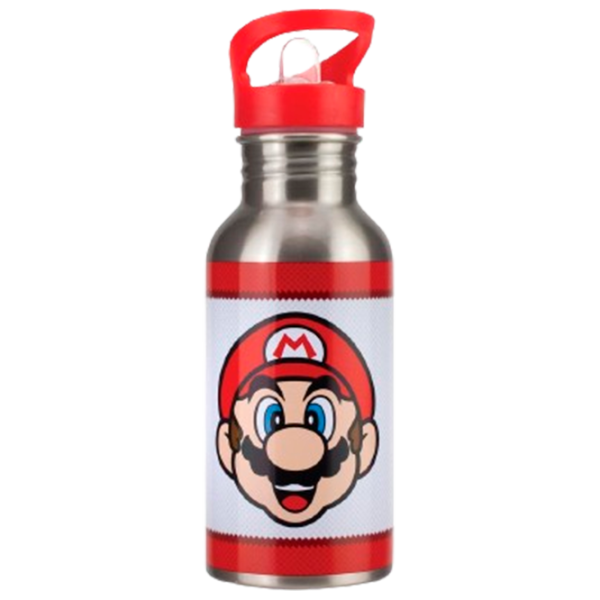 Sticlă pentru apă Paladone Super Mario Metal photo 1
