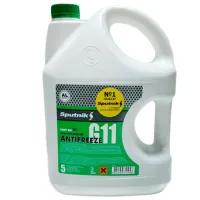 Антифриз Sputnik Antifreeze 40 Green G11 AT-173623 5 л Зелёный