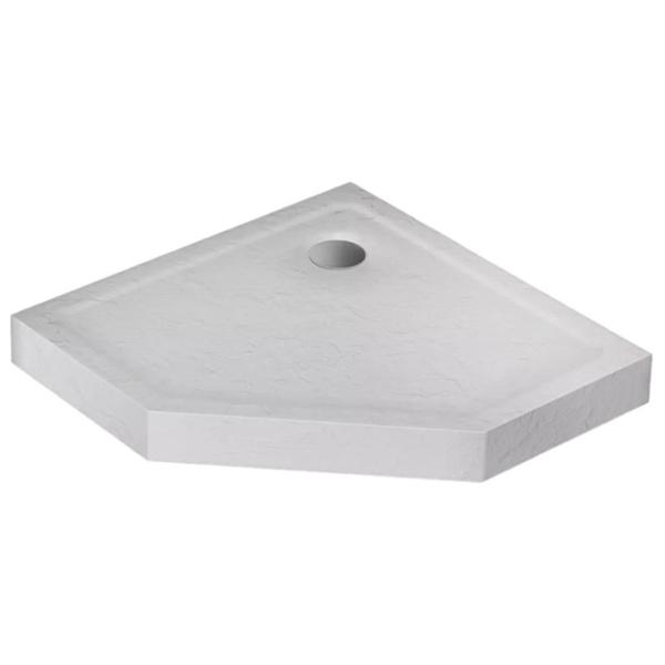 Cădiță de duș New Trendy Mild Stone B-0540 Pentagonal photo 1
