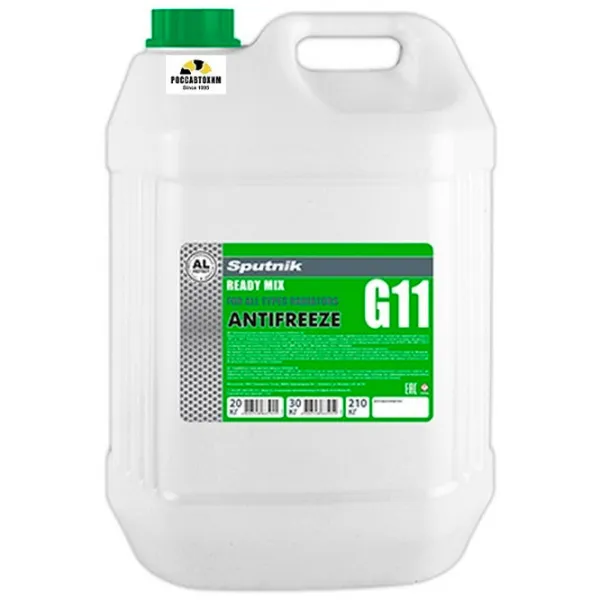 Антифриз Sputnik Antifreeze 40 Green G11 701698 20 л Зелёный photo 1 Антифриз Sputnik Antifreeze 40 Green G11 701698 20 л Зелёный photo 1