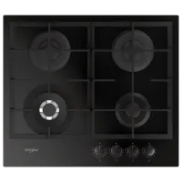 Газовая варочная панель Whirlpool GOFL 629/ NB1 Закаленное стекло/ Черный