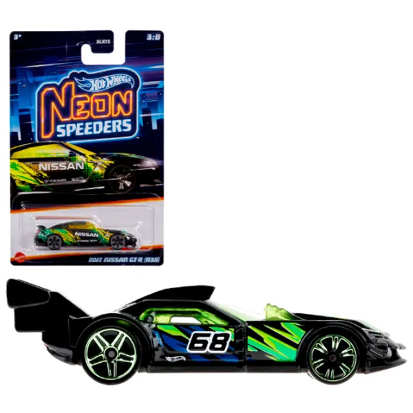Mașină Hot Wheels Neon Speeders HLH72  / / Multicolor photo 1