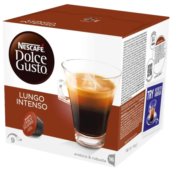 Кофе Nescafe Dolce Gusto Lungo Intenso Капсулы/ Extra Crema/ 16 капсул photo 1