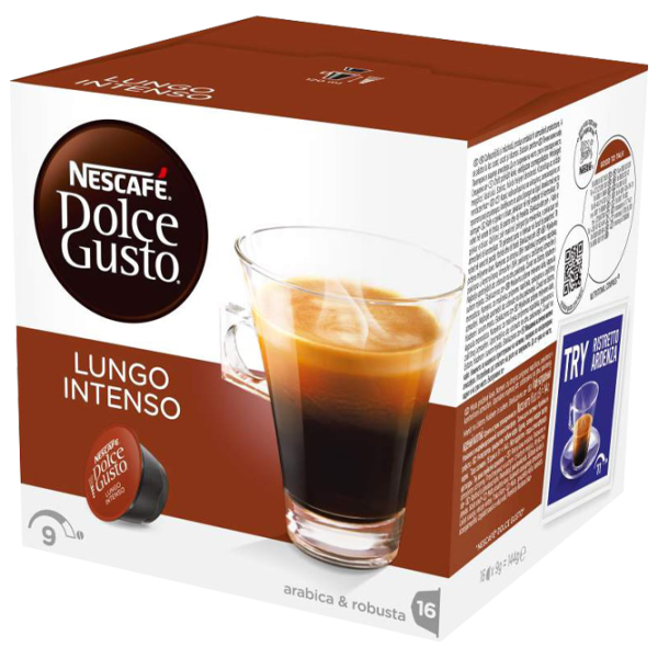Кофе Nescafe Dolce Gusto Lungo Intenso Капсулы/ Extra Crema/ 16 капсул photo 1