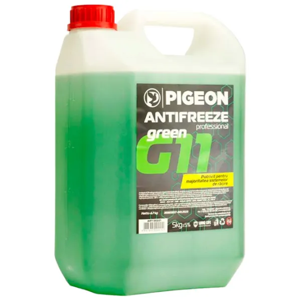 Антифриз Pigeon Antifreeze Professional Green G11 5 л Зелёный photo 1