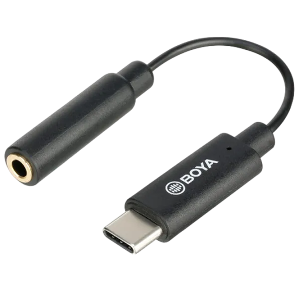 Adapter Boya BY-K9 USB Type-C/ Black photo 1