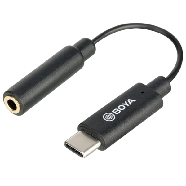 Adapter Boya BY-K9 USB Type-C/ Black photo 1