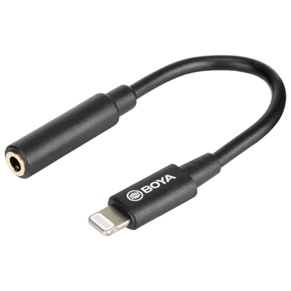 Adapter Boya BY-K8 Lightning/ Black photo 1