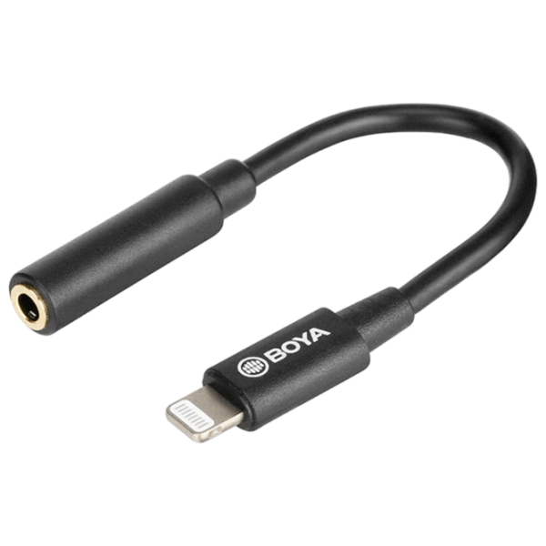 Adapter Boya BY-K8 Lightning/ Black photo 1