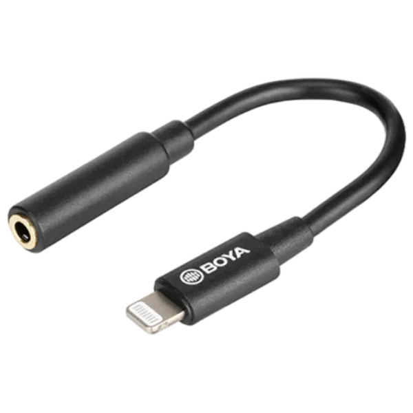 Adapter Boya BY-K3 Lightning/ Black photo 1