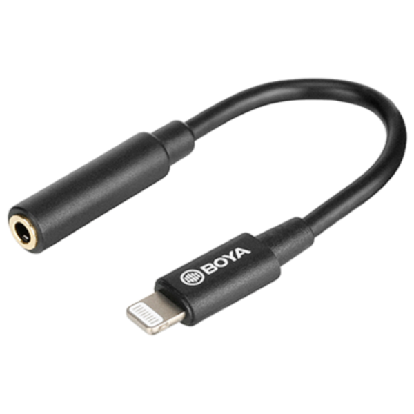 Adapter Boya BY-K3 Lightning/ Black photo 1
