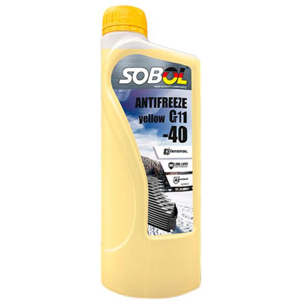 Антифриз SOBOL New -40 G-11 78635 1 л Желтый photo 1 Антифриз SOBOL New -40 G-11 78635 1 л Желтый photo 1