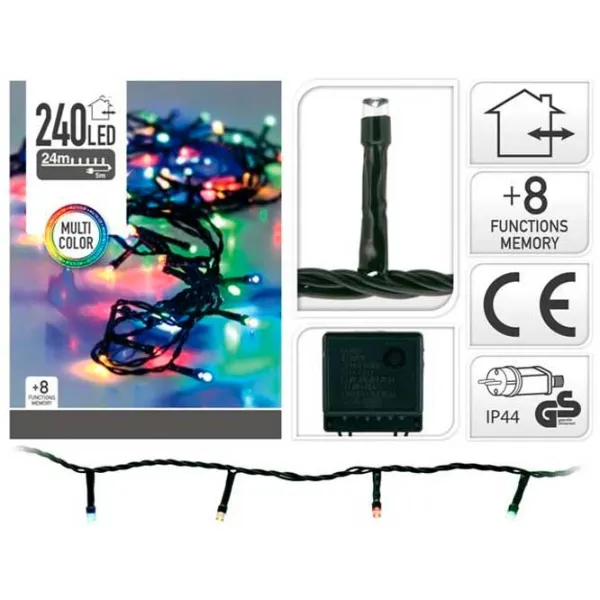 Гирлянды LED Christmas 27421 Нить/ Разноцветные photo 1 Гирлянды LED Christmas 27421 Нить/ Разноцветные photo 1