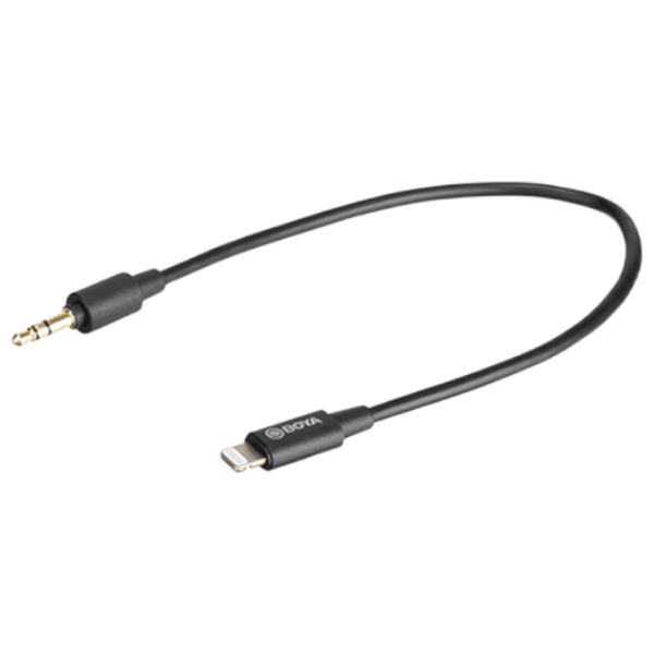 Adapter Boya BY-K1 Lightning/ Black photo 1