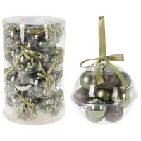 Игрушки для ёлки Christmas 27320 4 см/ Светло-зелёный