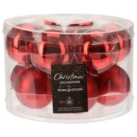 Игрушки для ёлки Christmas 27481 5 см/ Красный