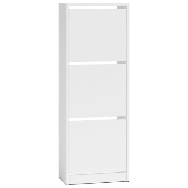 Dulap pentru încălțăminte TopEshop Betsi 49x136 136 x 26 x 28/ LPAL/ White photo 1 Dulap pentru încălțăminte TopEshop Betsi 49x136 136 x 26 x 28/ LPAL/ White photo 1