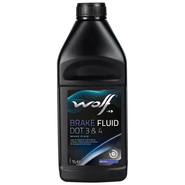 Тормозная жидкость Wolf BRAKE FLUID DOT 3&4 1 л/ DOT-4, DOT-3 photo 1 Тормозная жидкость Wolf BRAKE FLUID DOT 3&4 1 л/ DOT-4, DOT-3 photo 1