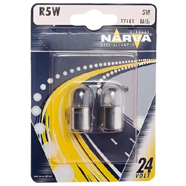 Lampă auto Narva 17181 Incandescentă/ R5W/ BA15s/ 5 W photo 1