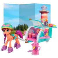 Figurină Hasbro My little pony Movie Sparkling Scenes Ast 5+/ Orange
