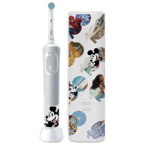 Periuță de dinți electrică Braun Kids Vitality PRO D103 Disney100 2D/ White photo 1