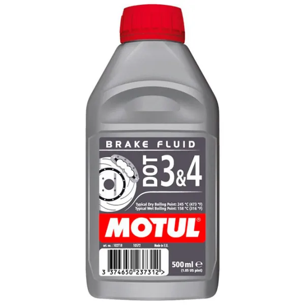 Тормозная жидкость Motul BRAKE FLUID DOT 3&4 500 мл/ DOT-3/ 4 photo 1