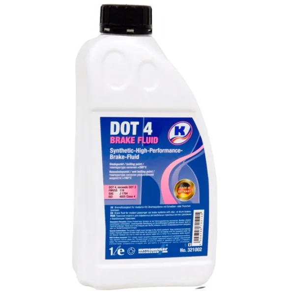 Тормозная жидкость Kuttenkeuler Brake Fluid Dot 4 3625 1 л/ DOT-4 photo 1