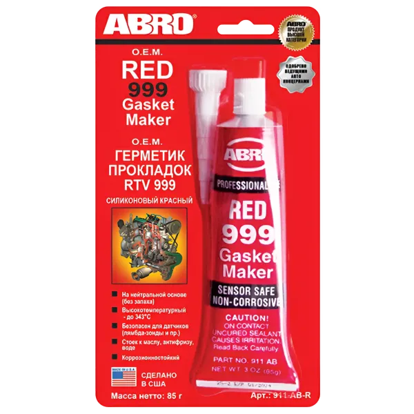 Герметик ABRO 1043684 85 мл photo 1