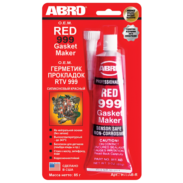 Герметик ABRO 1043684 85 мл photo 1