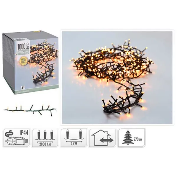 Гирлянды LED Christmas 11064 Нить/ Экстра тёплый белый photo 1 Гирлянды LED Christmas 11064 Нить/ Экстра тёплый белый photo 1
